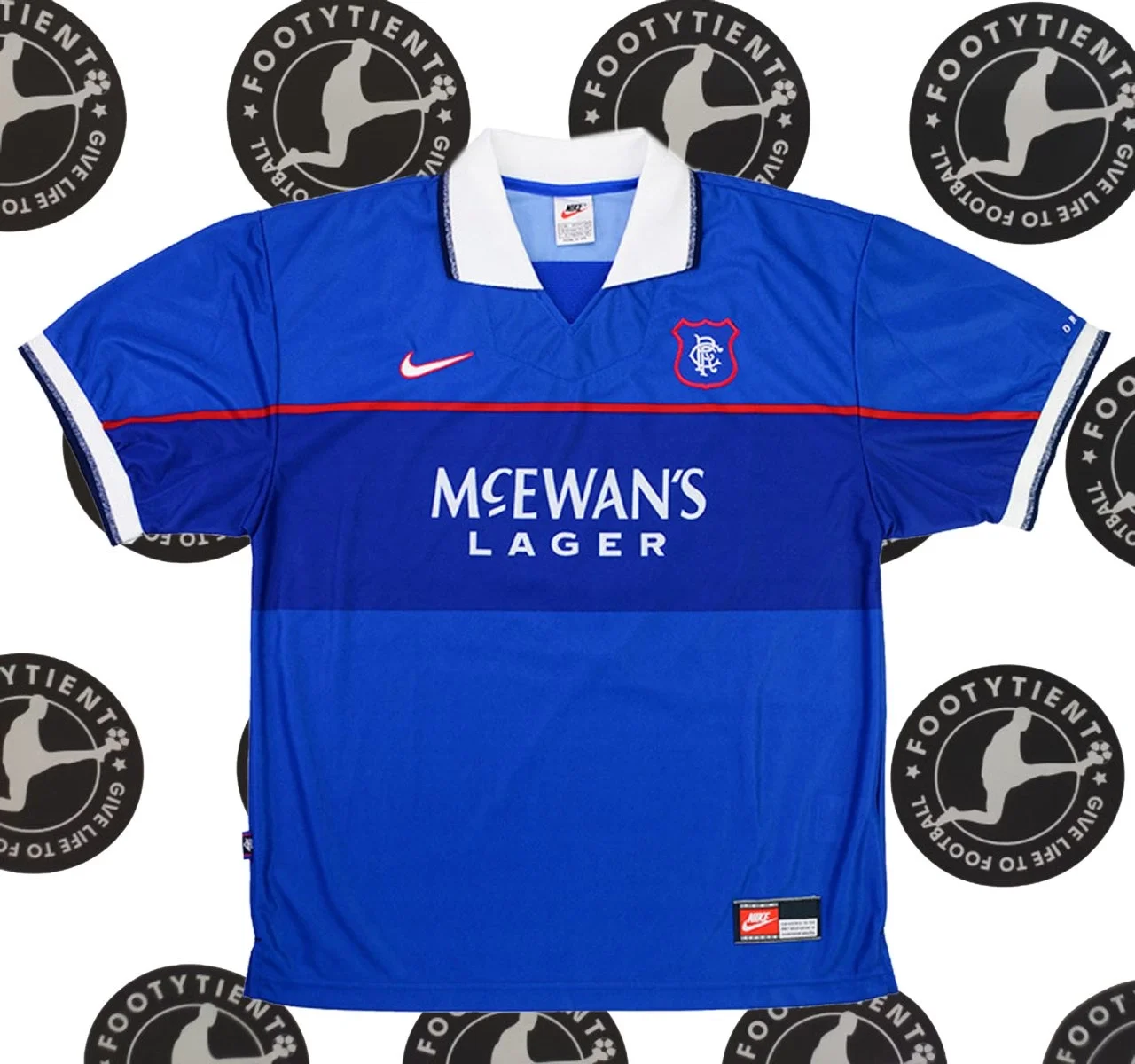 Glasgow Rangers 1997 - 1999 Retro Forma