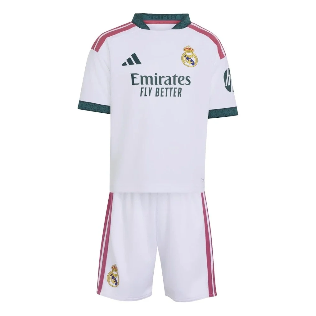 Real Madrid 2026-2027 Çocuk Forma & Şort Seti Home