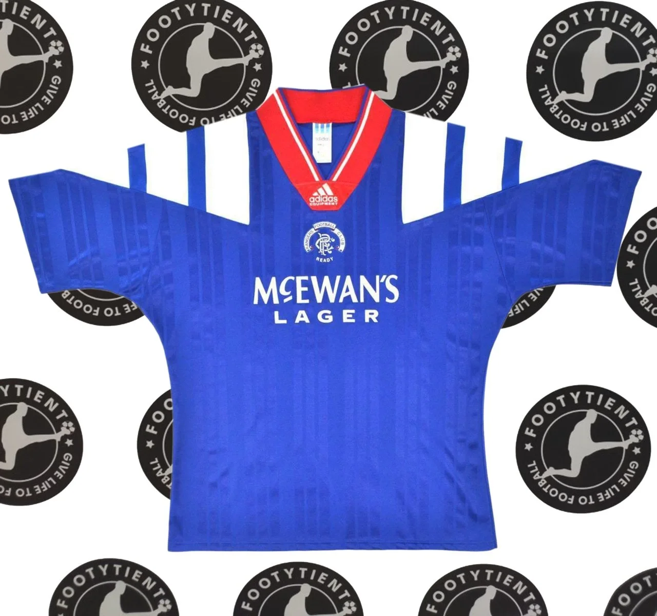 Glasgow Rangers 1992 - 1994 Retro Forma