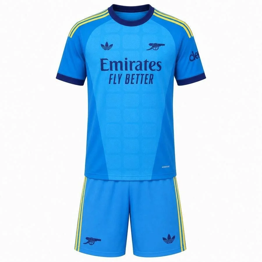 Arsenal 2026-2027 Çocuk Kaleci Forma & Şort Seti