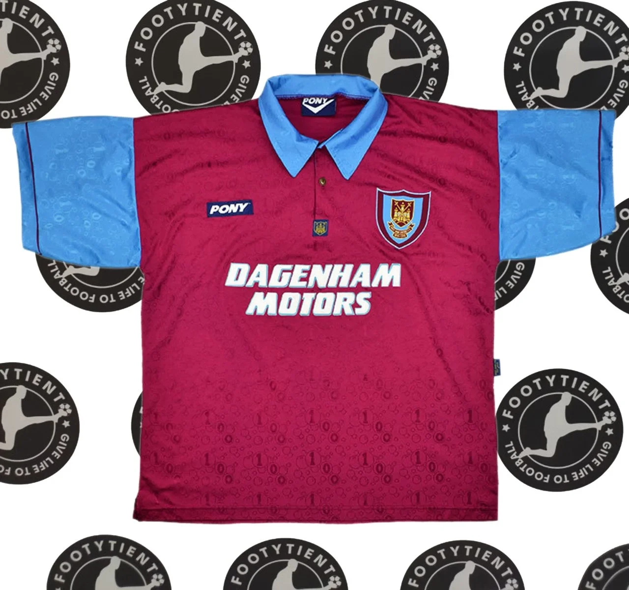 West Ham United 1995 - 1997 Retro Forma
