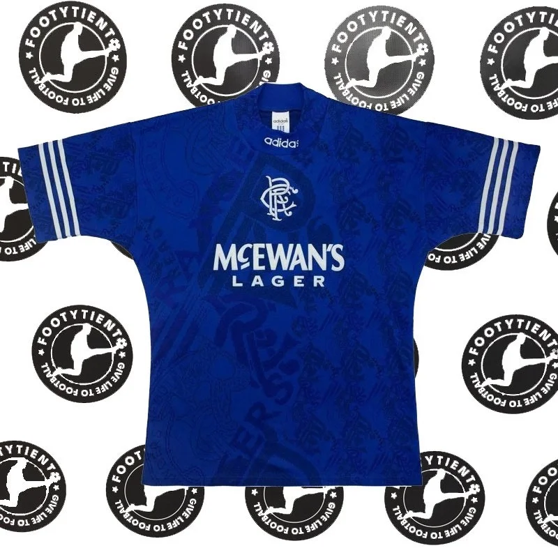 Glasgow Rangers 1994 - 1996 Retro Forma