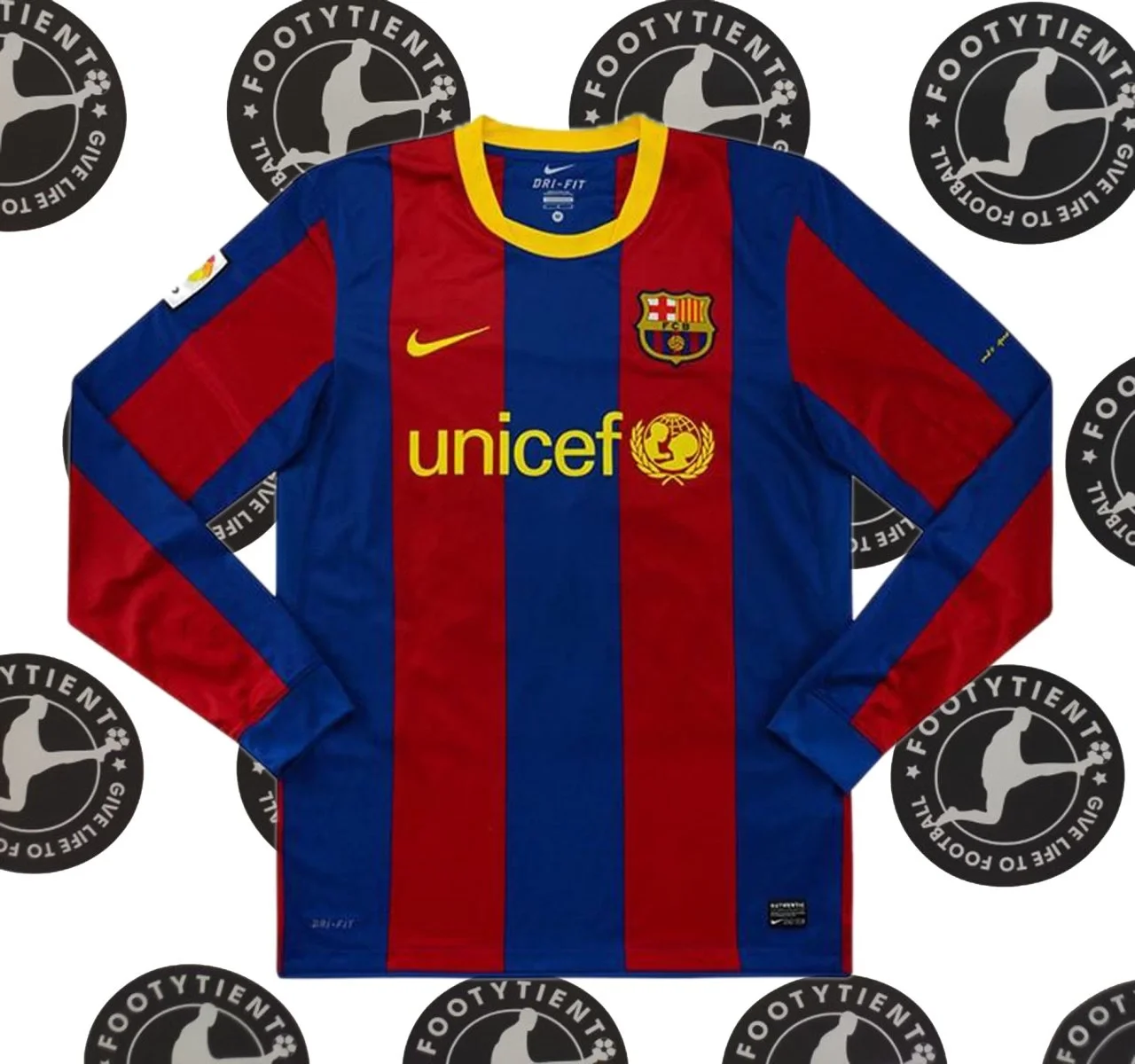 Barcelona 2010 - 2011 Uzunkol Retro Forma