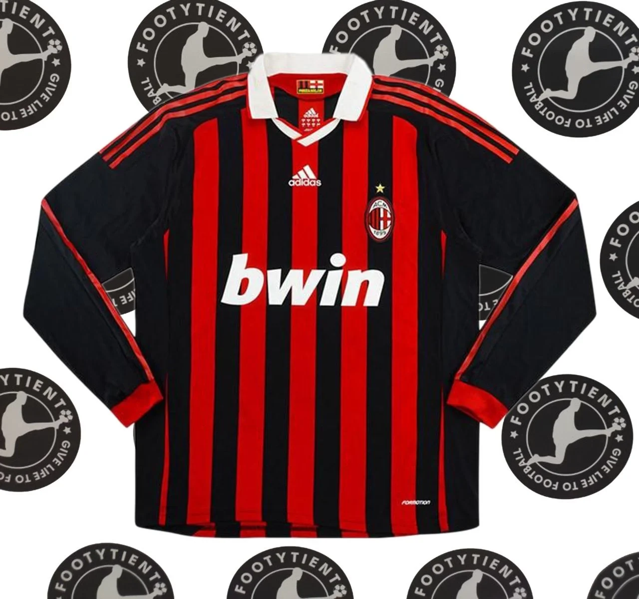 AC Milan 2009 - 2010 Uzunkol Retro Forma
