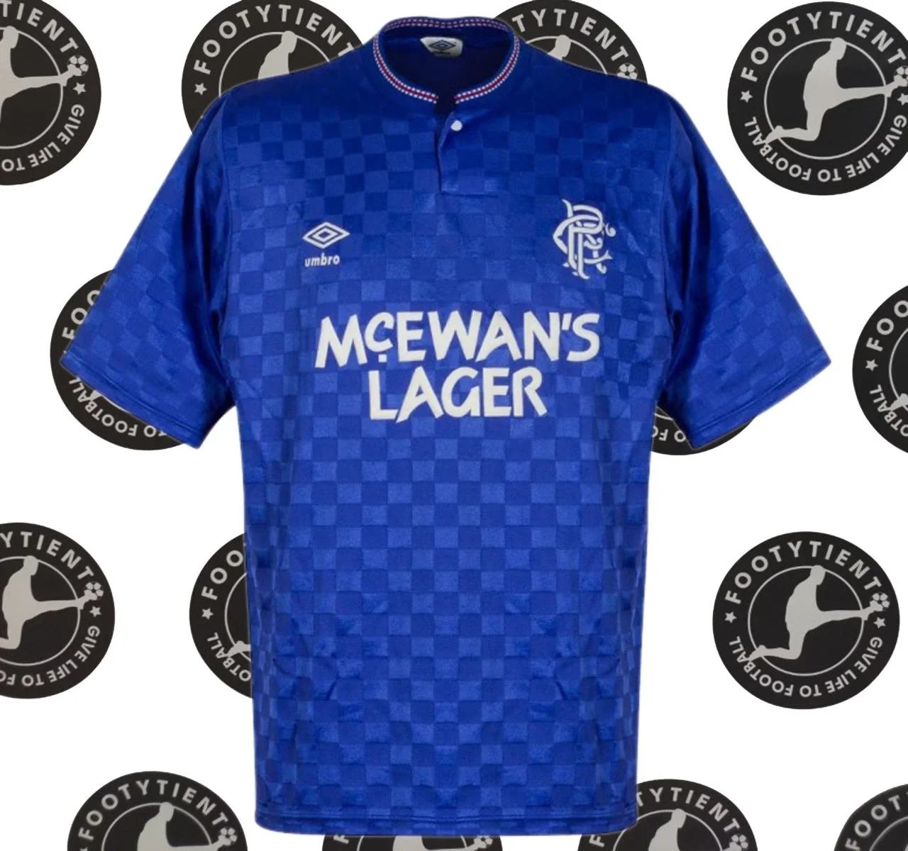 Glasgow Rangers 1987 - 1990 Retro Forma