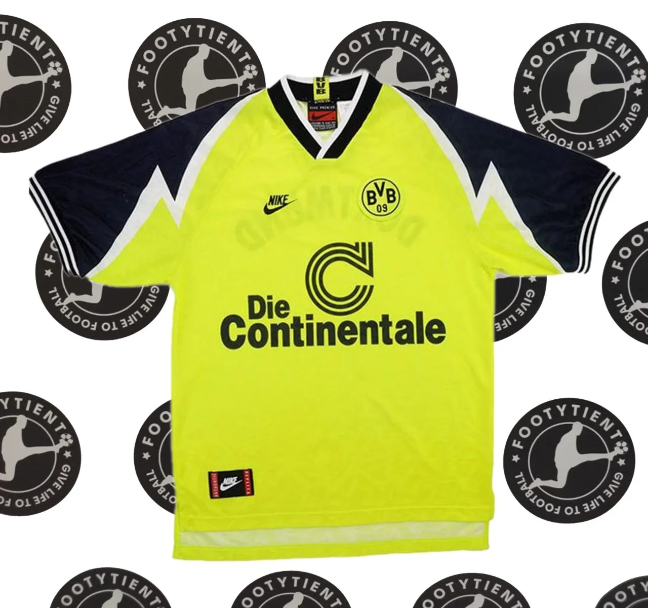 Borussia Dortmund 1995 - 1996 Retro Forma