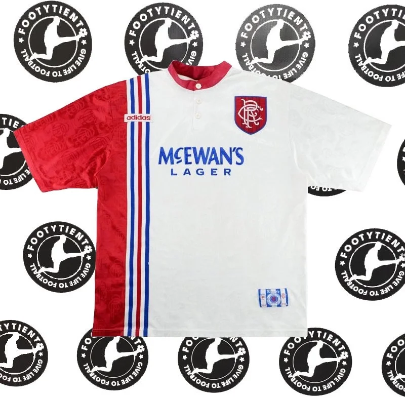 Glasgow Rangers 1996 - 1997 Retro Forma