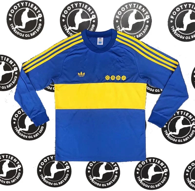 Boca Juniors 1980 - 1982 Uzunkol Retro Forma